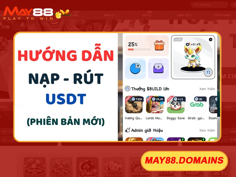 Hướng dẫn nạp USDT vào May88